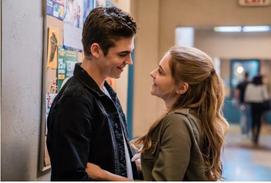 After 2019 movie scene featuring Tessa Young and Hardin Scott